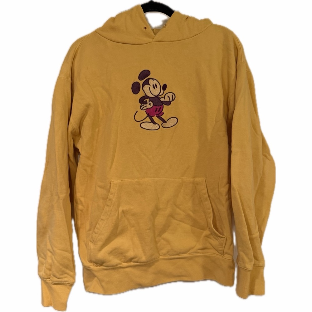 Disney Unisex Hoodie with Embroidered Mickey Mouse Size Small